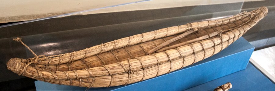 Peru - Bolivia, Ayamara boat, model in the Vatican Museums photo
