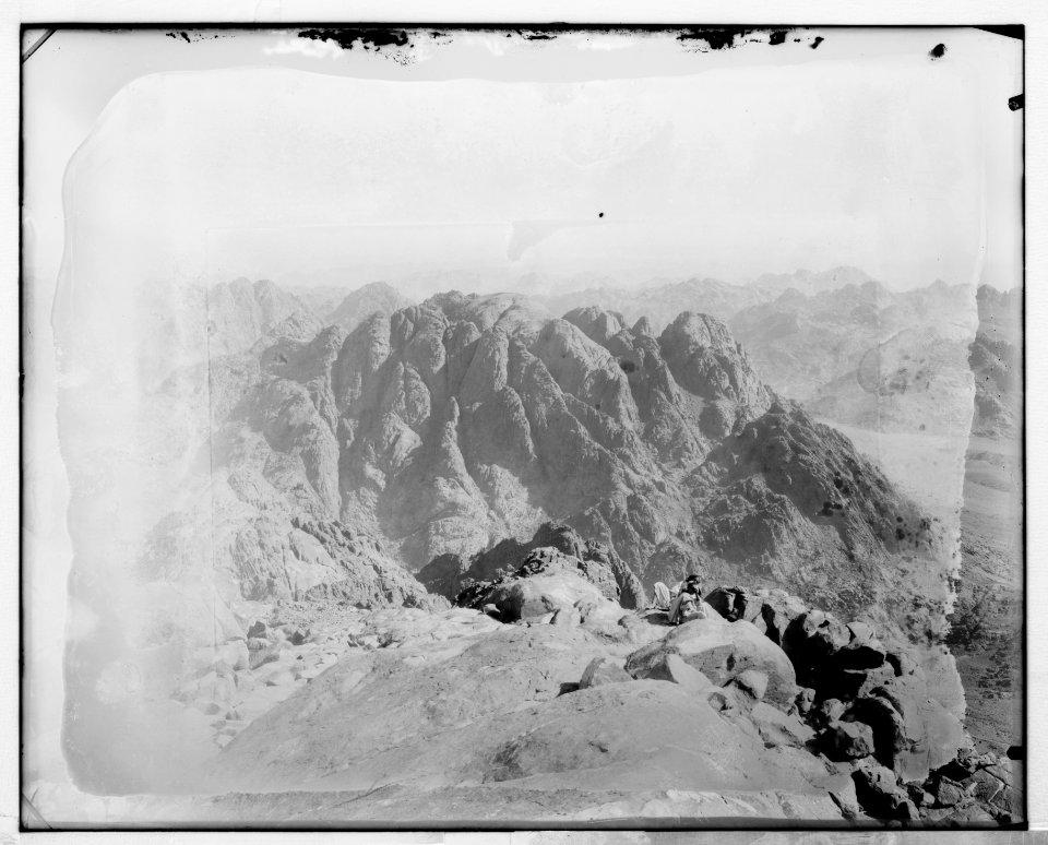 Petra. General view of mountains of Petra LOC matpc.06935