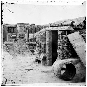 Petersburg, Va. Interior view of Confederate works LOC cwpb.02631