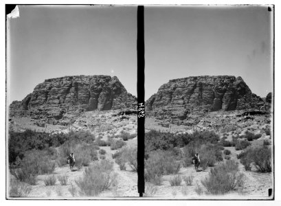 Petra (Wadi Musa). Umm el-Biyrah. (Earliest Nabatean stronghold). A general view LOC matpc.03126