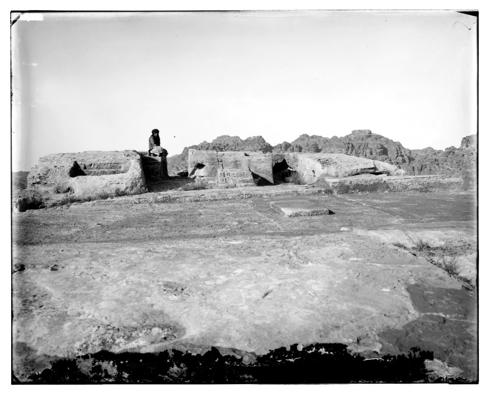 Petra. Place of Sacrifice, from the east LOC matpc.06925