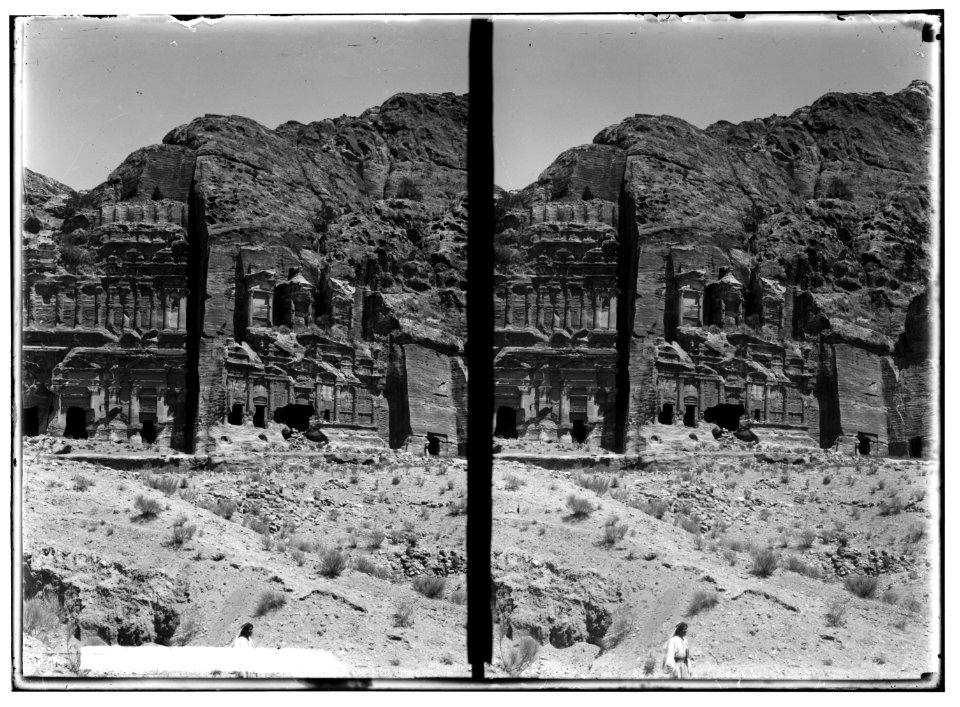 Petra in Transjordan. Corinthian tomb LOC matpc.01659
