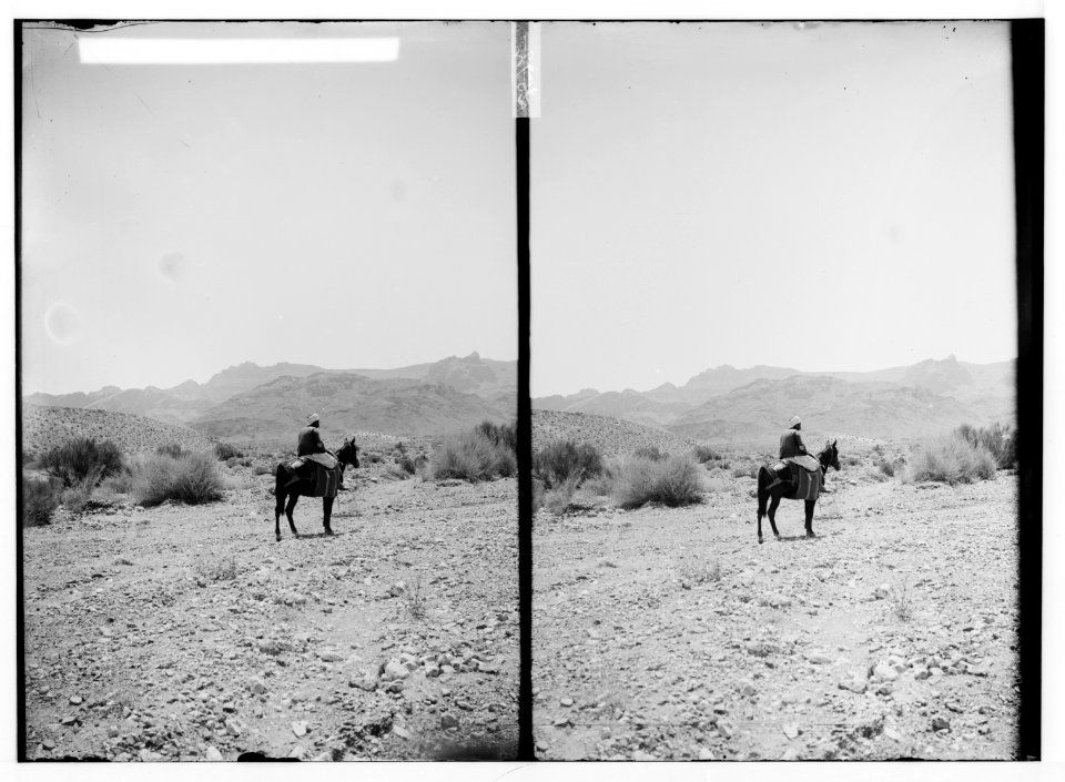 Petra in Transjordan. Distant view of Mt. Hor, Jebel Harun LOC matpc.01682