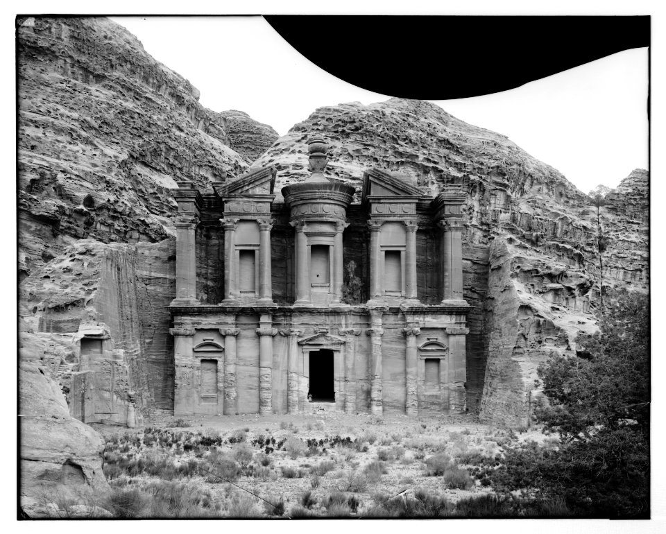 Petra. Temple of Ed-Deir, front view LOC matpc.06910