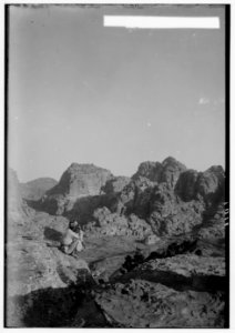 Petra in Transjordan. General view of mts. (i.e., mountains) of Petra LOC matpc.00108
