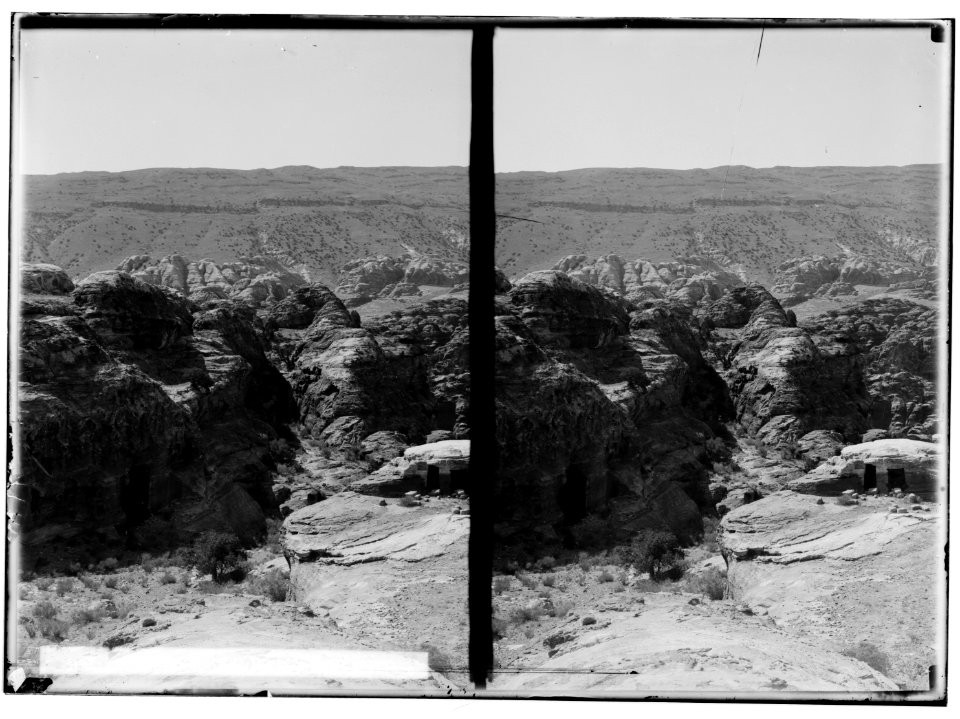 Petra in Transjordan. Mountains of Petra from el-Hubta LOC matpc.01631