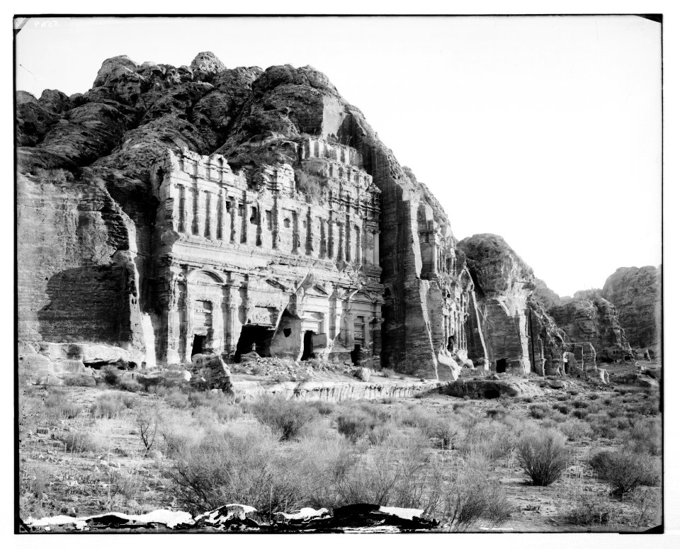 Petra. Tomb with stories LOC matpc.06897