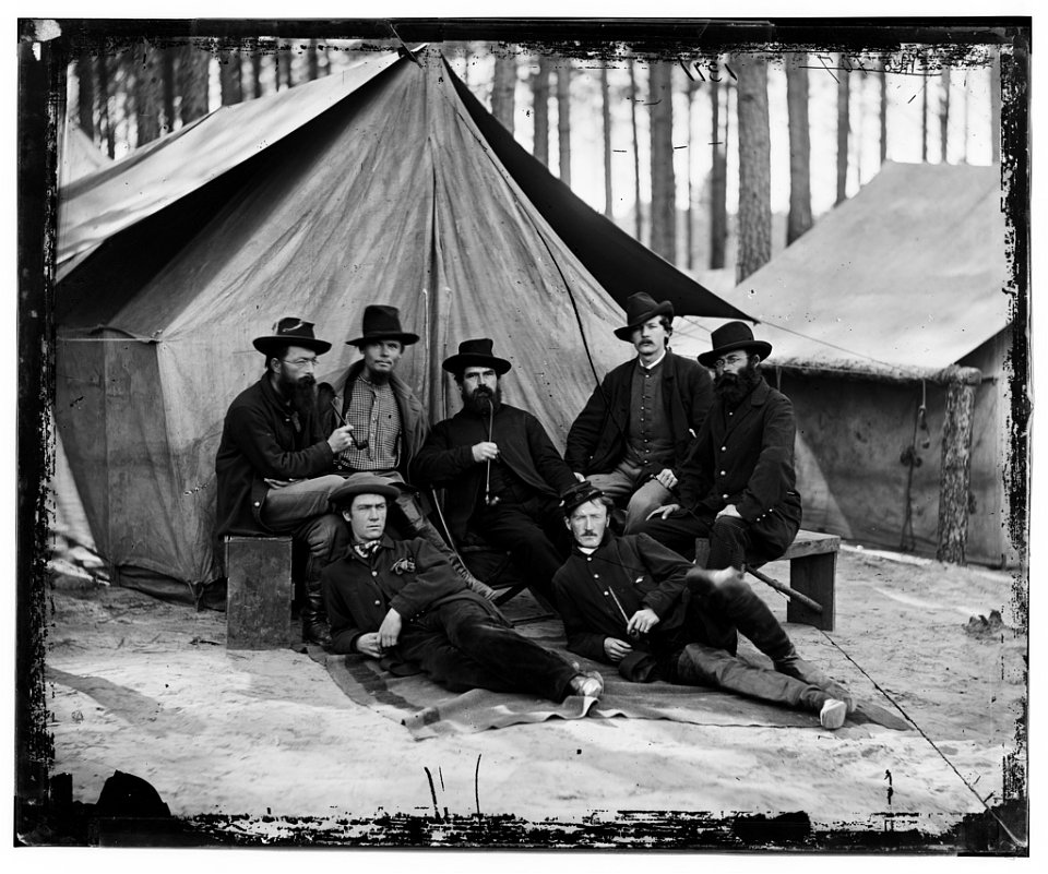 Petersburg, Virginia. Engineers at H.Q., Army of the Potomac LOC cwpbh.03347