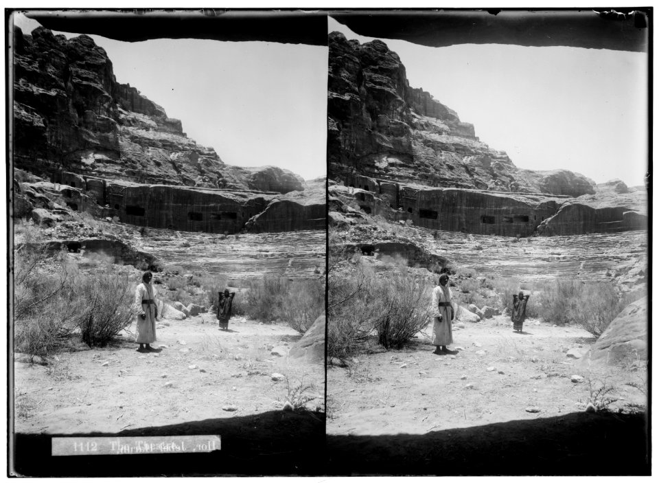 Petra in Transjordan. The theatre LOC matpc.01648
