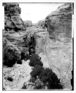 Petra. Western entrance of Es-Sik LOC matpc.06888