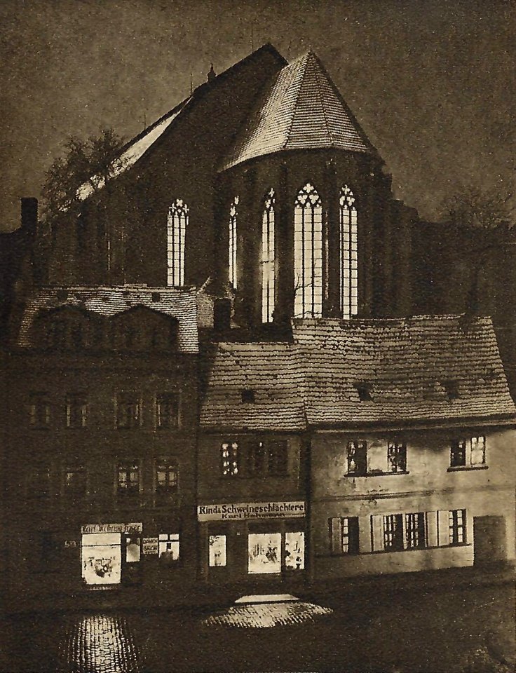 Petri-Kirche bei Nacht
