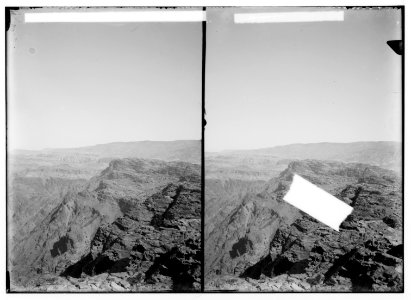 Petra in Transjordan. View from Mt. Hor, section I LOC matpc.01686