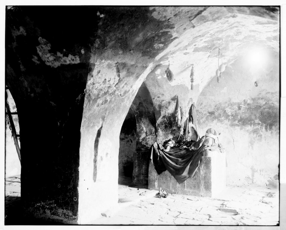 Petra. Aaron's Tomb, interior LOC matpc.06944