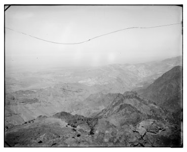 Petra. General view of mountains of Petra LOC matpc.06936