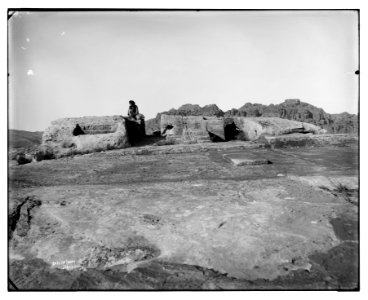Petra. Place of Sacrifice, from the east LOC matpc.06924