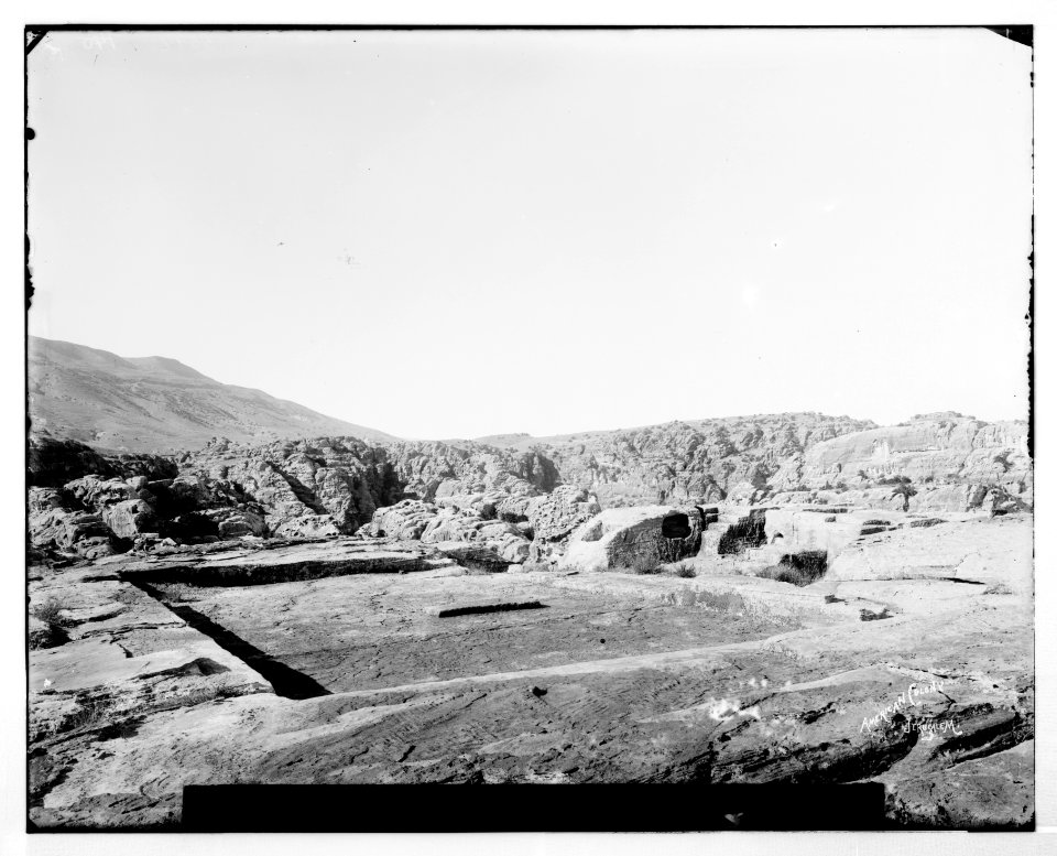 Petra. Place of Sacrifice, showing altars LOC matpc.06928
