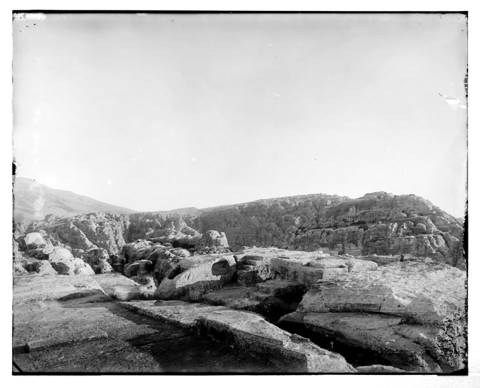 Petra. Place of Sacrifice, showing altars LOC matpc.06930