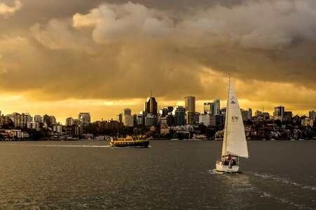 Australia city sea photo