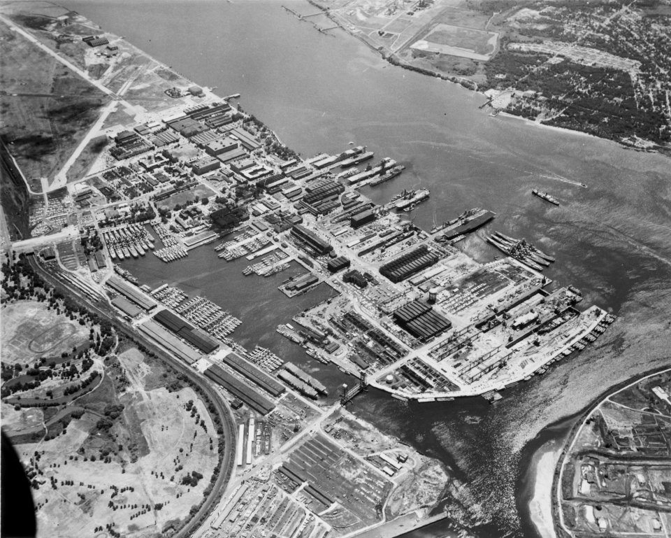 Philadelphia NS aerial photo 1966