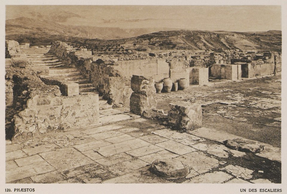 Phaestos Un des escaliers - Baud-bovy Daniel Boissonnas Frédéric - 1919