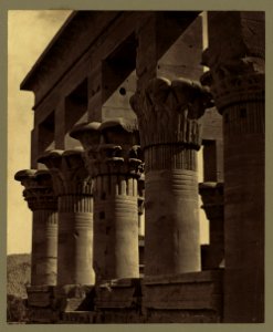 Philae - columns of Pharaoh's bed LCCN2004671993