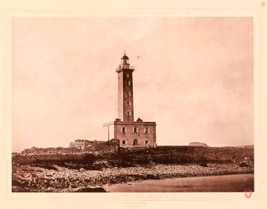 Phare de l'ile Vierge - Les Travaux Publics de la France