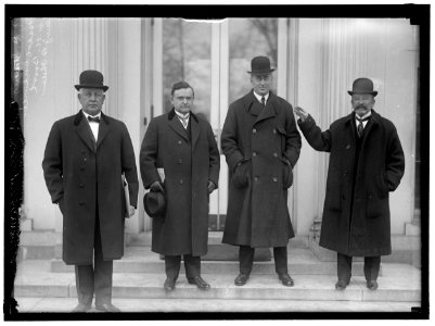 PHELAN, JAMES DUVAL. SENATOR FROM CALIFORNIA, 1915-1921. W.D. STEPHENS; ISADORE DOCKWEILER; W.H. BOOTH; PHELAN LCCN2016866054