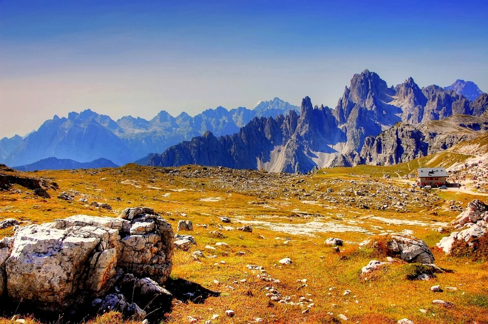 Italy mountains hiking