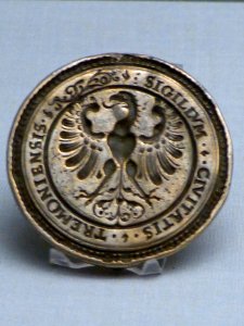 Petschaft des kleinen Stadtsiegels - gespiegelt80765