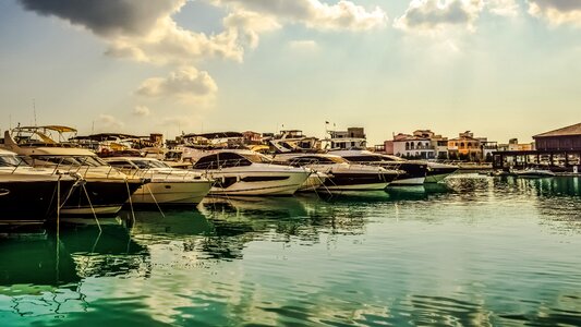 Old port marina tourism photo