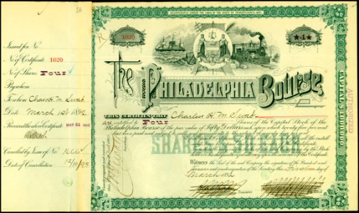 Philadelphia Bourse 1892