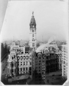 Philadelphia City Hall, Philadelphia, Pa.; exterior, elevated view LCCN2003675075