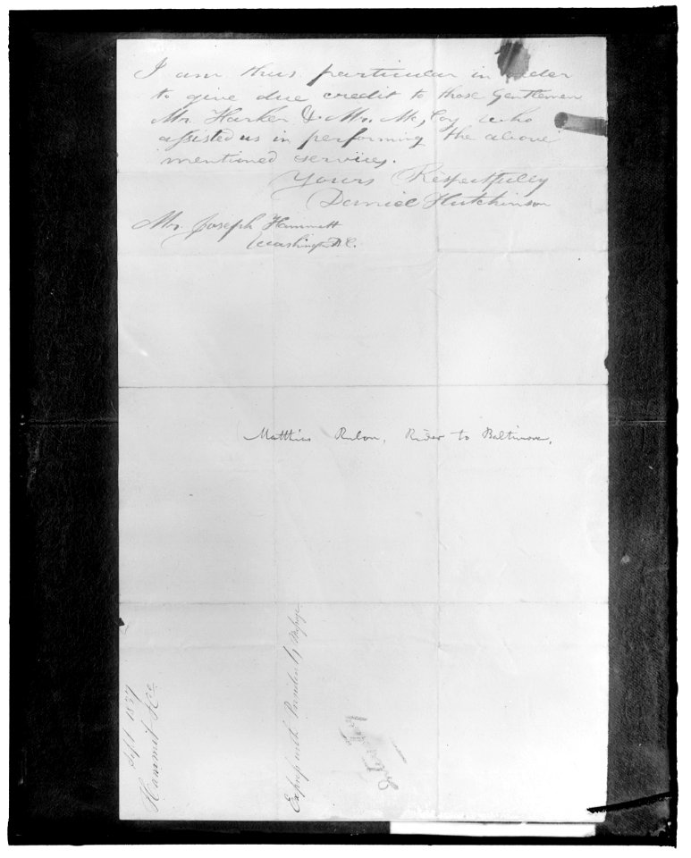 PHILADELPHIA PRESS. 1837 LETTER LCCN2016861643