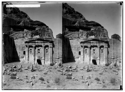 Petra in Transjordan. Tomb of the soldier LOC matpc.01662