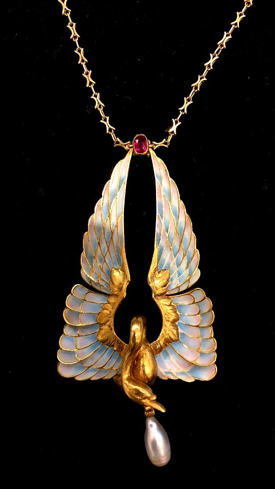 Philippe Wolfers for Wolfers Frères - Swan pendant - 1901 - KMKG