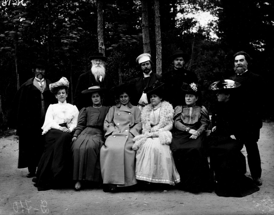 Photo by Bulla 1904 Repin, Stasov, Andreev, Gorky