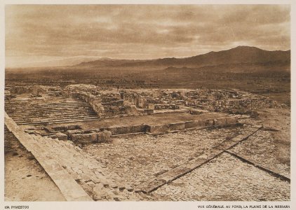 Phaestos Vue générale Au fond, la plaine de la Messara - Baud-bovy Daniel Boissonnas Frédéric - 1919