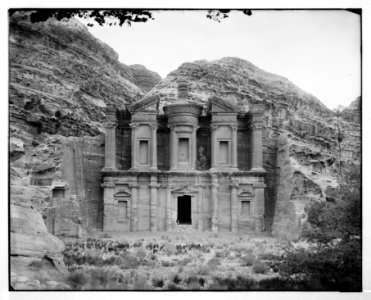 Petra. Temple of Ed-Deir, front view LOC matpc.06912