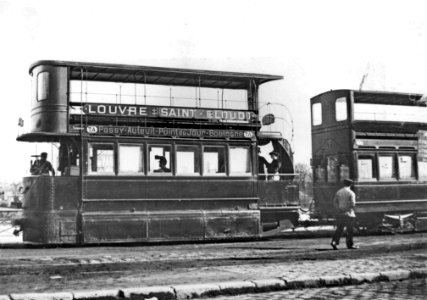 Photo Tramway CGO Ligne Louvre Saint-Cloud