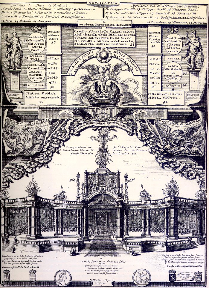 Petrus Vander Borcht Jacques Harrewijn Theatrum Caesareum 1717