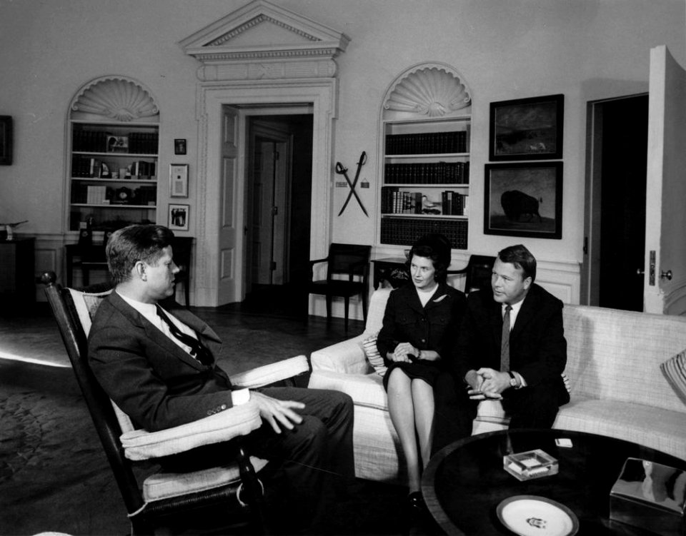 Philip H. Hoff and John F. Kennedy