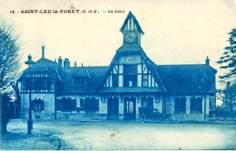Photo-Editions 14 - ST-LEU-LA-FORET - La Gare