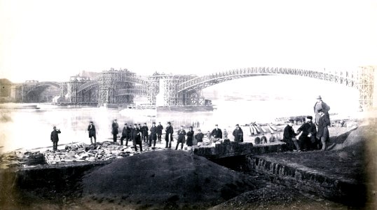 Pfaffendorfer Brücke Koblenz 1863