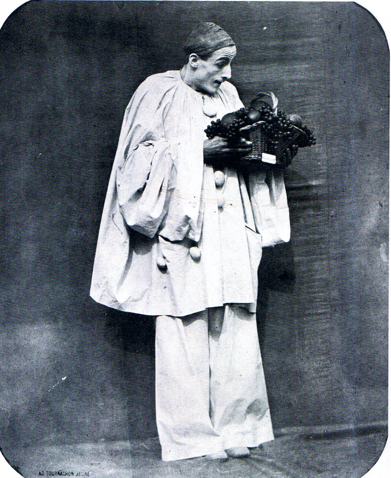 Photograph by Nadar of Charles Deburau, c. 1858