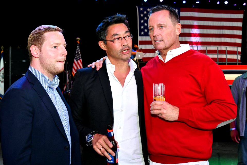 Philipp Rösler and Richard Grenell. 4th of July 2019 in Berlin