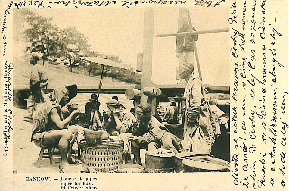 Pfeifenverleiher Hankow 1908