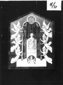 Photograph of a 2-dimensional work of Our Lady, Seat of Wisdom Cuypershuis 0688d (28)