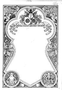 Photograph of a cartouche with the coat of arms of Ruijs (de Beerenbrouck) Cuypershuis 0686 (074)