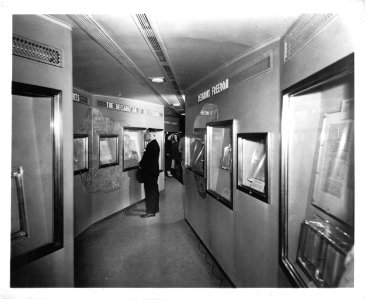 Photograph of A Man Viewing the Declaration of Independence on the Freedom Train (18896902358)