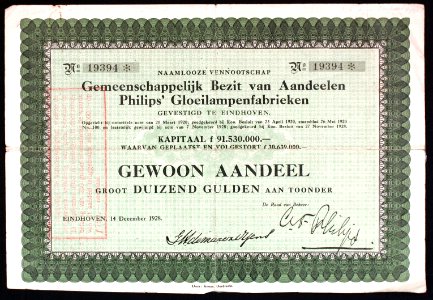 Philips Gloeilampenfabrieken 1928 photo